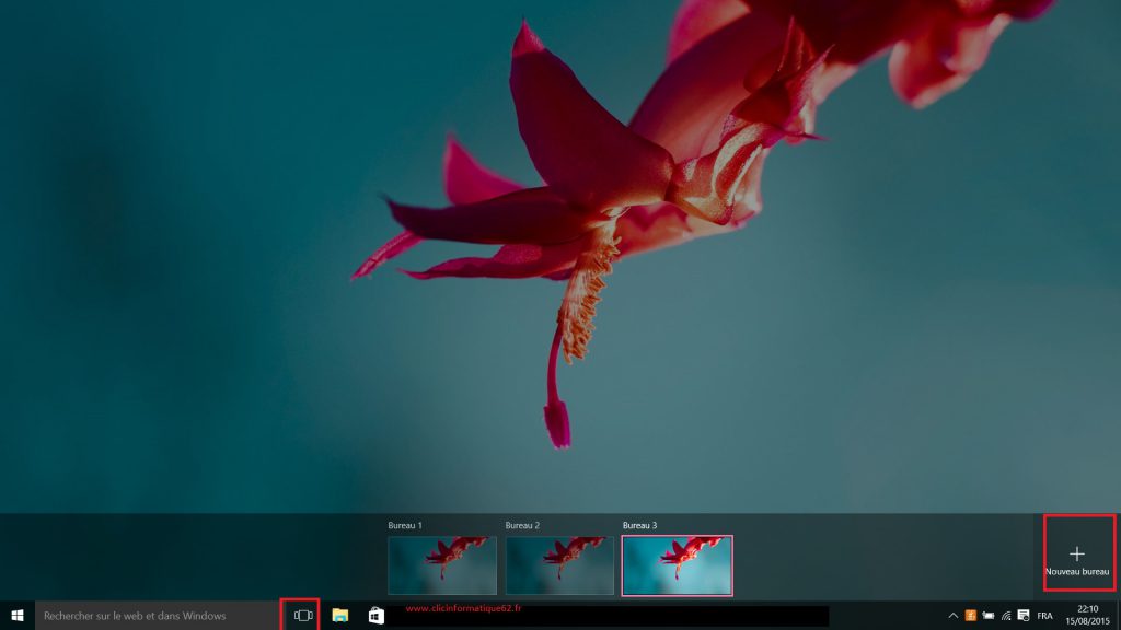 Créer plusieurs bureaux sous Windows 10