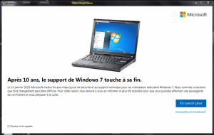 la fin du support windows 7 14 janvier 2020