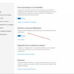 Windows 10 protection contre les falsifications