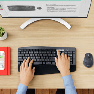 clavier souris sans fil ergonomique