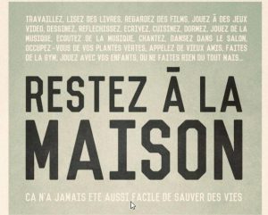 restez à la maison